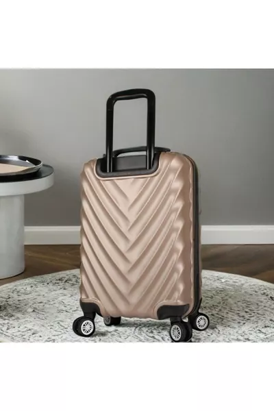 Lotus Abs Small Cabin Size Suitcase Gold