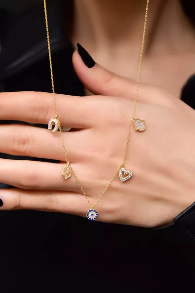 Ayar Gold Plated Luck Necklace