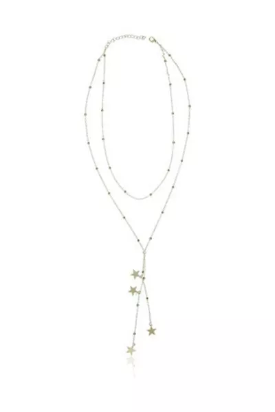 قلادة فيرسا نسائية بلون الفضة