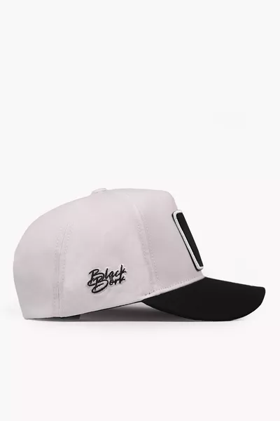 Yesterday Now Tomorrow Logo Black and White Baseball Cap
