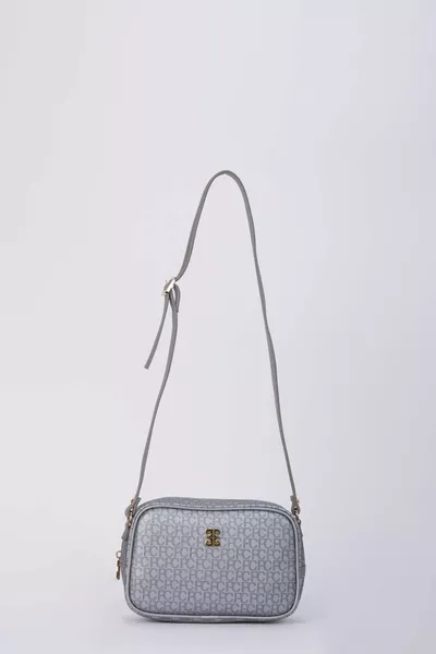 Platinum Small Alphabet Women's Shoulder Bag 