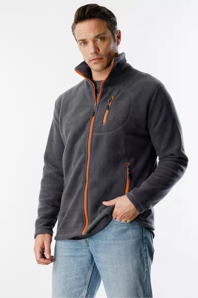 سترة بولا ر رجالية بسحّاب كامل  جيوب للأنشطة الخارجية بولا تكتيكية