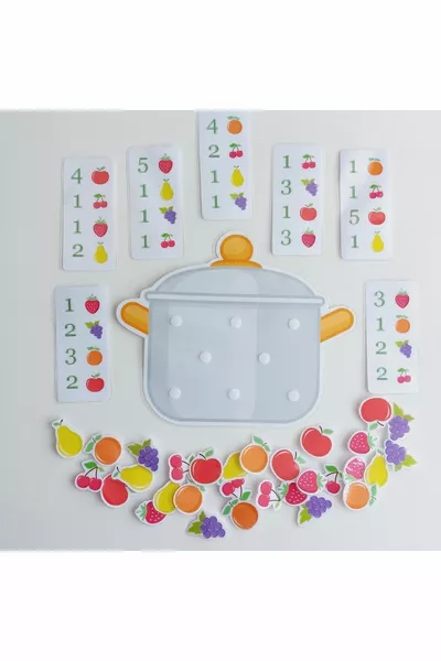 Matériel d'activité Faire du jus de fruits à la casserole