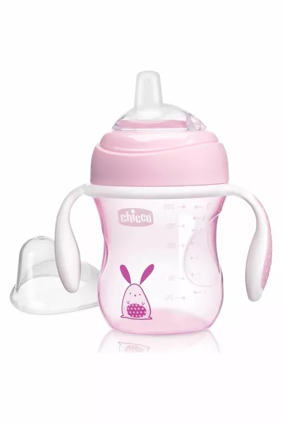 Verre de transition à embout souple Fille 4 mois