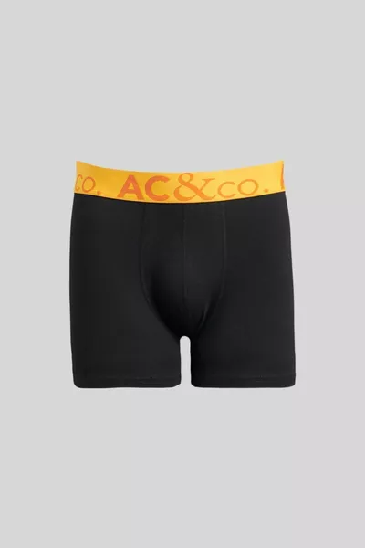 Men's Premium Cotton Black-Navy-Anthracite 3-Pack Stretch Boxer Set (Groom's Trousseau) Dowry Set