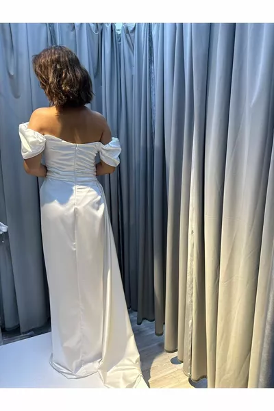 АТЛАСНОЕ ВЕЧЕРНЕЕ ПЛАТЬЕ СВАДЕБНАЯ ХНА ПОСЛЕ ВЕЧЕРИНКИ ПОМОЛВКА СВАДЬБА ОБЕЩАНИЕ ВЫЙТИ ИЗ ДОМА ПЛАТЬЕ