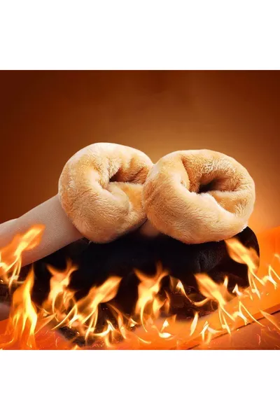 3 أزواج جوارب نسائية شتوية حرارية ملونة