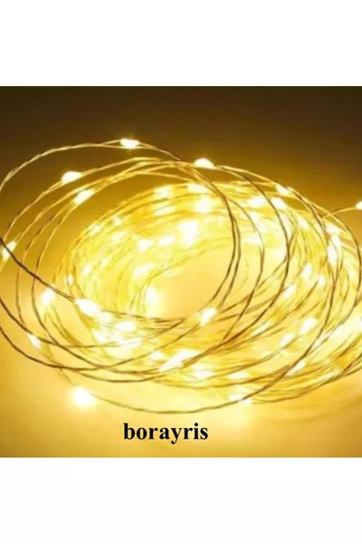 3 Метра С батарейками Перистый светодиодный декор - Батарейки не включены, Limsaa