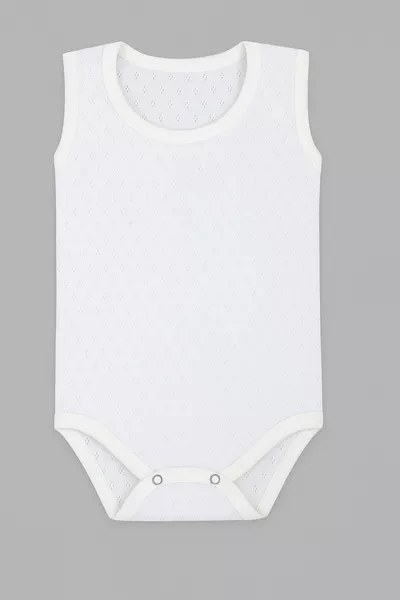 5-Pack Baby Bodysuits with Jacquard Straps, Growth Extender, Gift, Breathable Snap Closure Body, % Organic Cotton