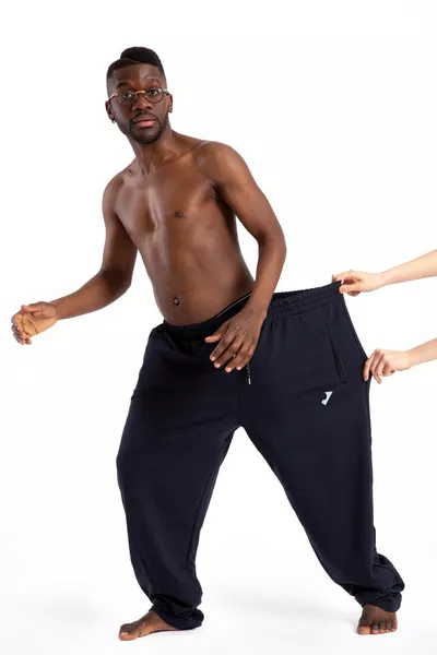 Plus Size Men's Sweatpants with Pockets .