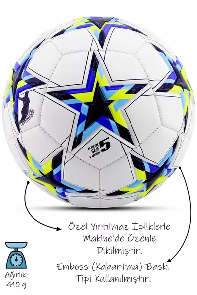 مجموعة مكونة من 3 كرات قدم، كرة قدم بمضخة، أرضية صلبة، ملعب عشبي مصغر، الحجم رقم 5