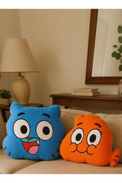 Gumball и Дървин Сладък комплект възглавници за подарък