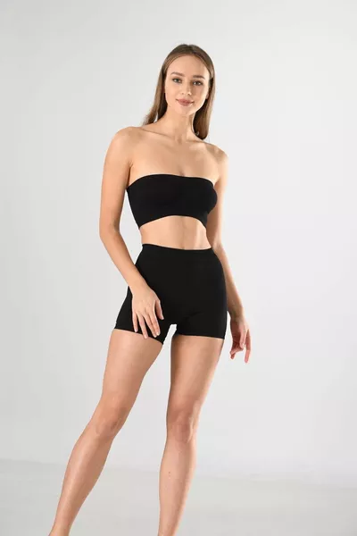  Dames Zwart 1 Maat Verfijnend Naadloze Hoge Taille Poep Vormende Boxer Corset