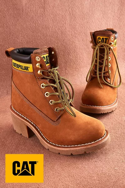 حذاء نسائي ساندانس جلدي وبوتي 