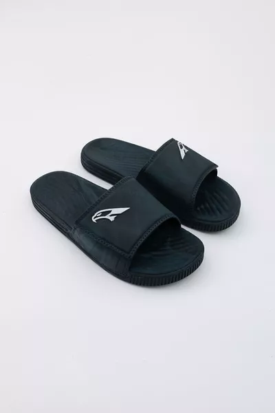  شبشب ممانع للانزلاق باللون الأزرق الداكن للشاطئ والبحر والمسبح والحمام والأرضيات الرطبة وشبشب يومي