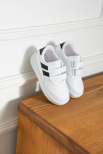 Jongens - Meisjes - Kinder Baby Unisex Klittenband Schoolschoen Sneaker Sportschoen ()