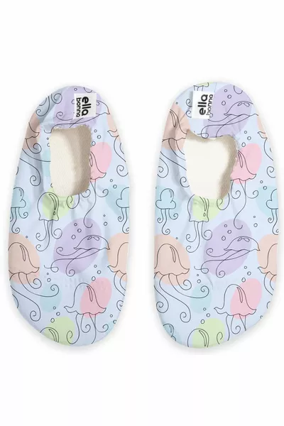 Non-Slip Sole, Unisex Baby and Kids Water Shoes, Pool Slippers, Jellyfish