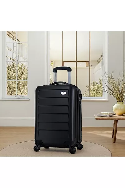 حقيبة سفر روبي قبضة كابينة سوداء