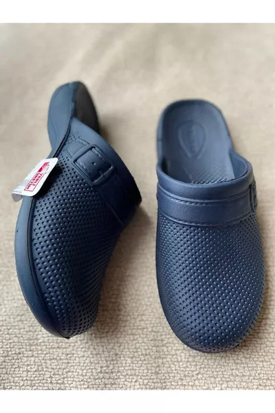 شبشب مرحاض حديقة شرفة حمام بنعل خفيف ومريح ومغلق من الأمام