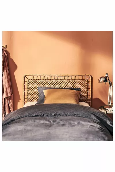 Kopfteil, Rattan, handgefertigt