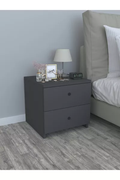 Table de chevet LUX à 2 tiroirs