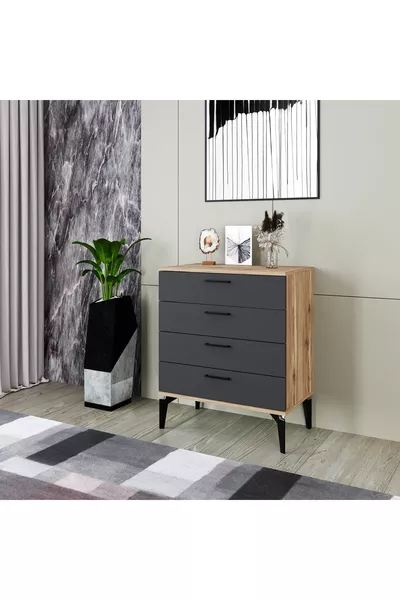 Salva 4 Lade Commode, Veelzijdige Kast