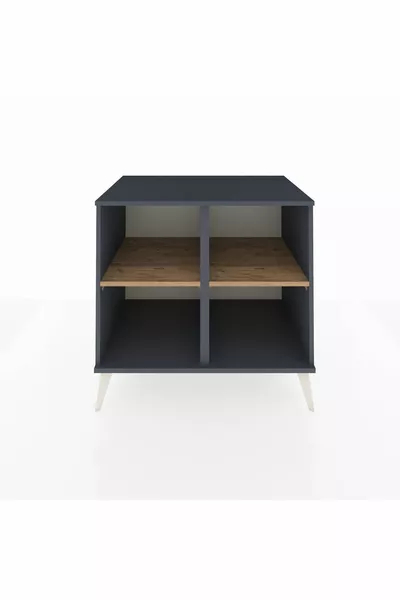 Kronos Dresser 2-Shelf Anthracite-Anthracite/Pine