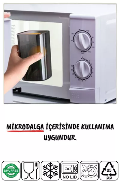 Etiketli 'li Antrasit Ekonomik Kırılmaz Saklama Kabı Seti ,/1,2/0,5 Lt