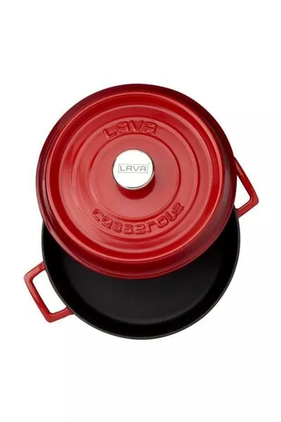 Casserole large Trendy en fonte  cm rouge Lv Y   
