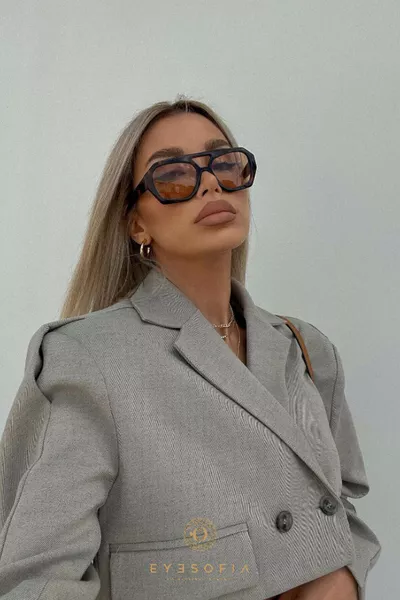 Wuhle Leopard Nude Brown Unisex Sunglasses