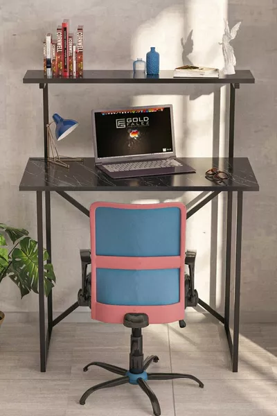 Schreibtisch-Regal Bücherregal Multifunktionaler Büro-Tisch Bendir