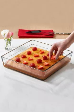 Premium Borcam Grote Vierkante Bakplaat   Cc