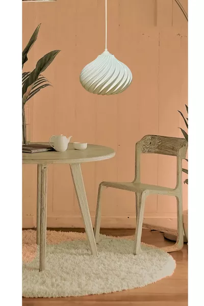 Yummy Witte Hanglamp Slaapkamer, keuken, woonkamer Ontwerp Enkel Hanglamp (PLASTIC)