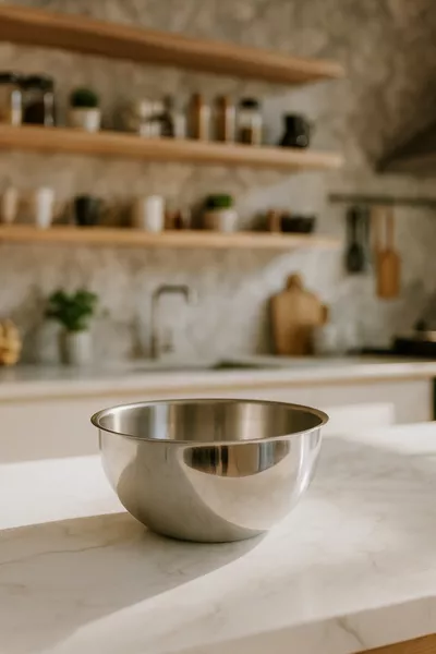 وعاء خلط وتكسير عميق من الفولاذ المقاوم للصدأ – وعاء خلط المطبخ، لخليط الكيك والمعجنات