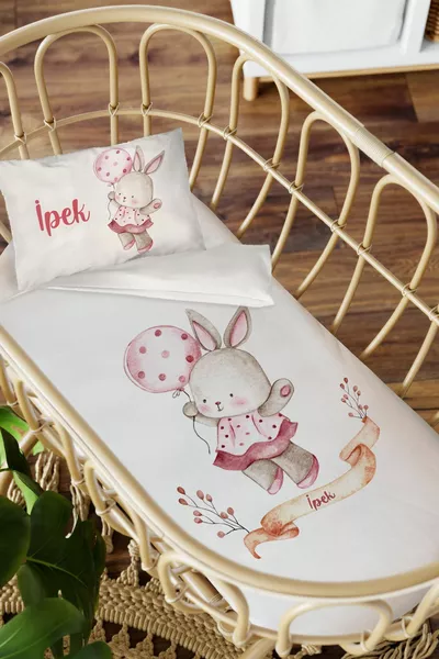 Naamgepersonaliseerd Moederzijde  Wiegelaken Set