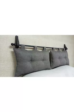 Tête de lit pour lit double avec sommier