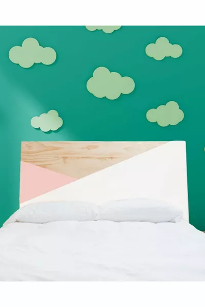 سرير/لوح رأس بألوان متعددة