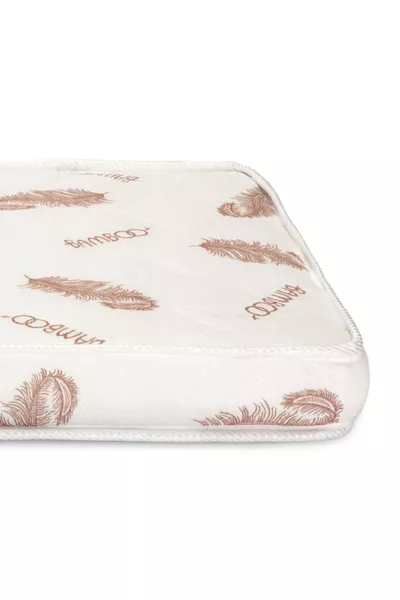 سرير إسفنجي من الخيزران المضلع سم