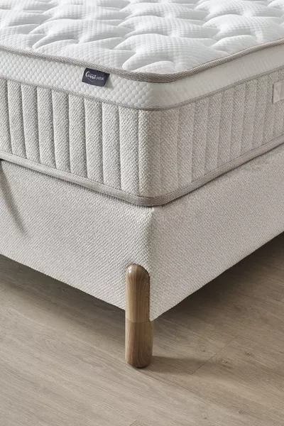 سرير بوهيم برايم فردي فخم بتقنية النوابض الجيبية الأرثوبيدية – راحة متوازنة حراريًا ونوم هادئ