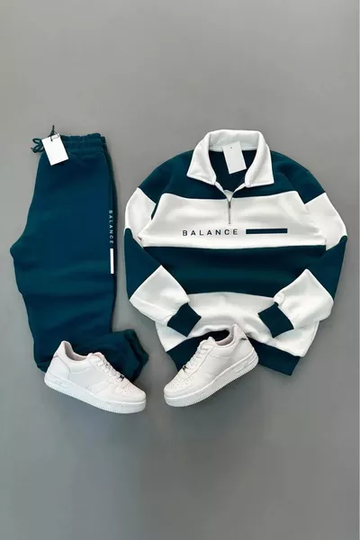 Men's Tracksuit Set with Balance Print