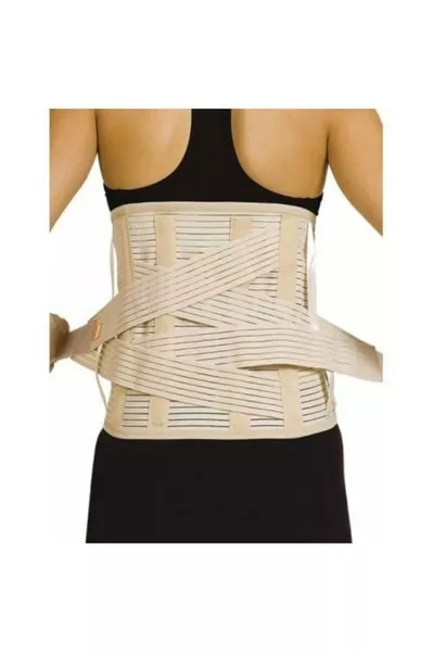 Ceinture lombosacrée avec baleines en acier pour hernie discale, aplatissement du dos, glissement vertébral, ceinture renforcée en métal