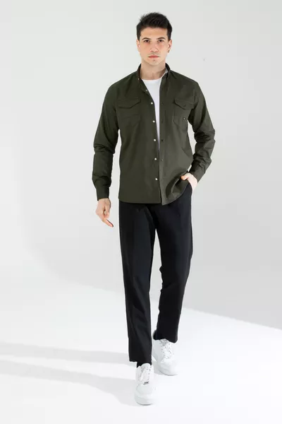 Slim Fit Jeans - Kot Erkek Gömlek