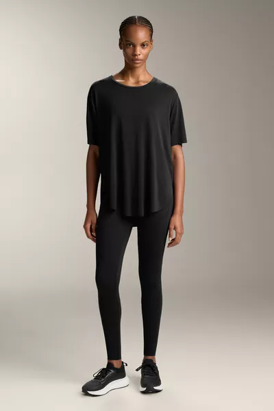 Short-sleeve modal blend t-shirt