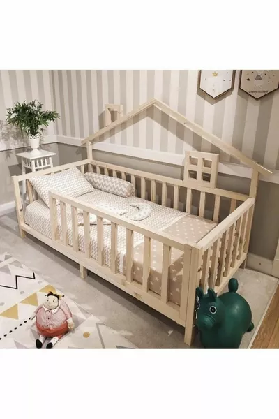 سرير مونتيسوري الطبيعي للرضع والأطفال