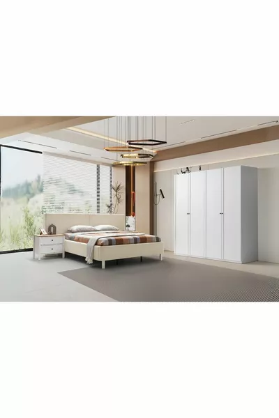MonyWhite 4-Door Bedroom Set