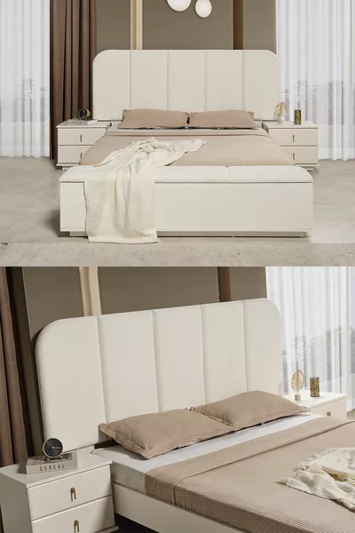 Masal Benchli Moderne Slaapkamer Set met 6 Deuren