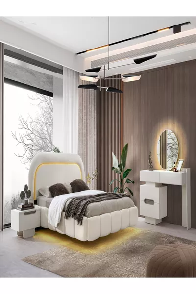 طقم غرفة نوم من MDF