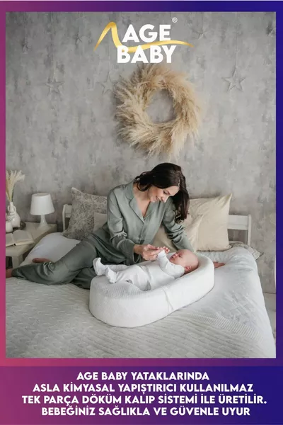 Matelas pour nouveau-né avec reflux, unisexe, housse lavable et alèse imperméable