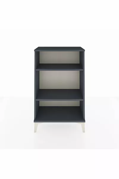 أرجس كومودين بدرجين مع رفوف، أنثراسيت-أنثراسيت