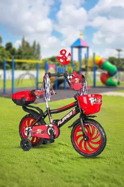 دراجة أطفال أولاد بإطار أحمر